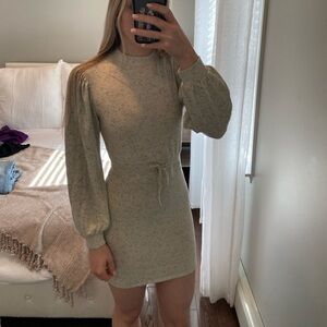 Topshop Cream Mini Dress